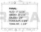 36004 AU RADIADOR ALUMINIO PLASTICO ROGUE 08-10 TRANS:AUTOMATICA RASA