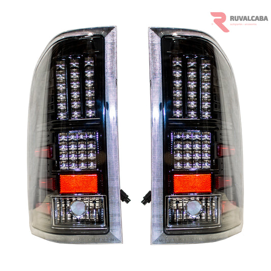 CALAVERAS CHEVROLET SILVERADO 2007-2013 LED MICA TRASPARENTE  #OP