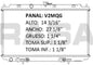 35940 AU RADIADOR ALUMINIO PLASTICO ALMERA L4 2.0 01-03 TRANS:AUTOMATICA RASA
