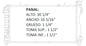 RADIADOR ALUMINO PLASTICO CARAVAN / VOYAGER L4 2.4 01-04