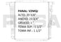 35771 AU RADIADOR ALUMINIO PLASTICO RANGER / MZ B 2300 PICKUP 01-09 TRANS:AUTOMATICA RASA