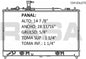36083 AU RADIADOR ALUMINIO PLASTICO MAZDA 6 L4 2.3L 03-05 TRANS:AUTOMATICA RASA