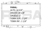 35861 AU RADIADOR ALUMINIO PLASTICO ACCORD DENSO V6 3.0 03-07 TRANS:AUTOMATICA RASA