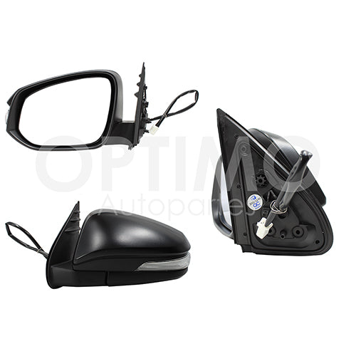 ESPEJO HILUX 16-22 ELECT NEGRO C/DIRECC ABATIBLE T20 IZQ  #OP