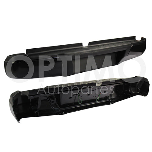DEFENSA TRAS NISSAN PU NP300 16-20 NEGRA ESCALON S/BRAZOS  #OP