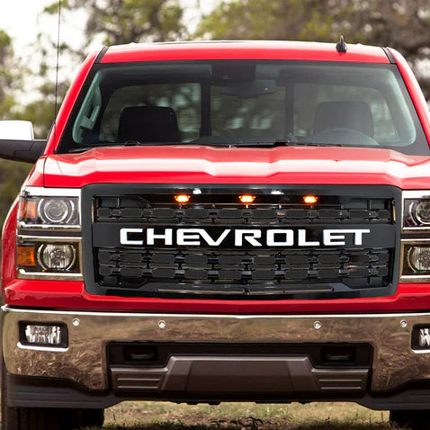 PARRILLA SILVERADO 2014-2015  C/LEDS #AU
