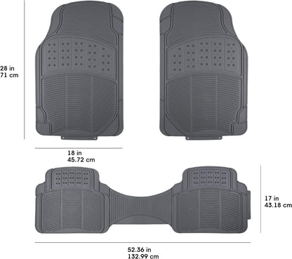 SET TAPETE AUTOMOTRIZ NEGRO 3 PZS #AUTOKLASS#
