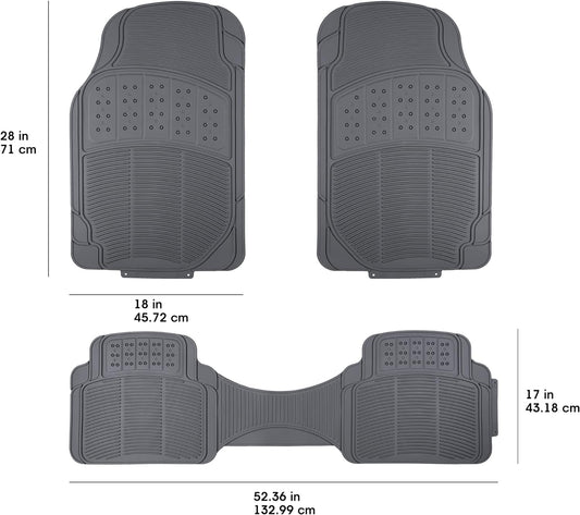 SET TAPETE AUTOMOTRIZ NEGRO 3 PZS #AUTOKLASS#
