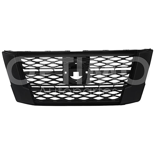 PARRILLA NISSAN PU NP300/ FRONTIER 21-22 NEGRA LISA  #OP