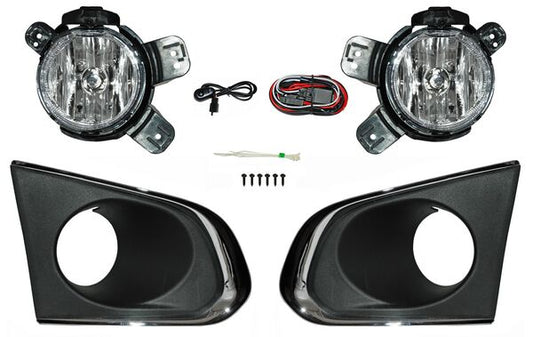 FARO NIEBLA TRAX 13-16 C/PARRILLA  C/LUZ LED BCO/AMB  JGO  #OP