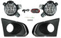 FARO NIEBLA TRAX 13-16 C/PARRILLA  C/LUZ LED BCO/AMB  JGO  #OP