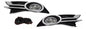 YY090FARO NIEBLA ODYSSEY 14-16 C/PARRILLA FILO CROM JGO #OP