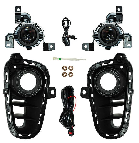 FARO NIEBLA KIA RIO 18-20 C/PARRILLA JGO #OP  #ACOG