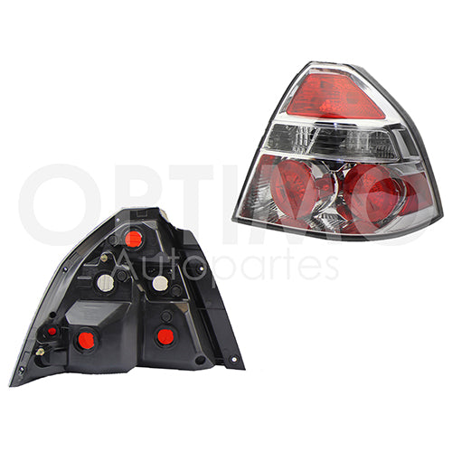 CALAVERA AVEO 08-11/ 18 CROMADA/ROJA S/ARNES DIFORZA  #OP   DER