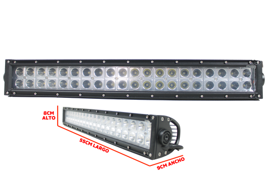 BARRA LED LUZ DE TRABAJO 21" 40 LED 120W #OPTIMO