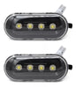 CUARTO LATERAL NEGRO CON LED GOLF/JETTA A4 99-06  PAR #OP