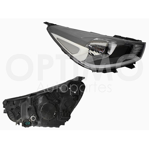 FARO KIA RIO 18-20  F/NEGRO S/LUPA  C/MOTOR DIFORZA  DER   #OP