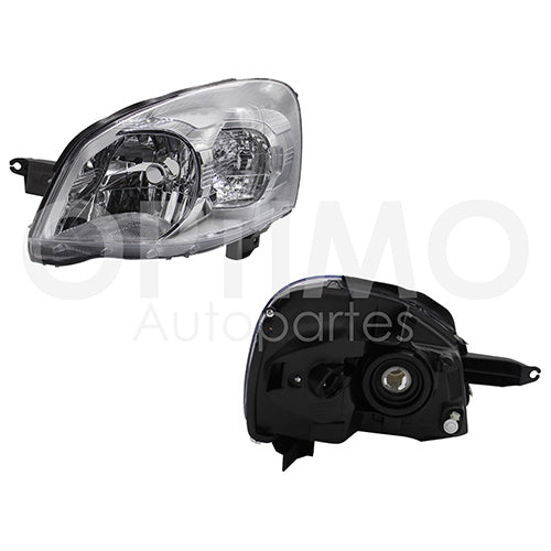 FARO CHEVY C3 09-12 FONDO CROMADO FORCETEC #OP  IZQ