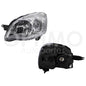 FARO CHEVY C3 09-12 FONDO CROMADO FORCETEC #OP  IZQ