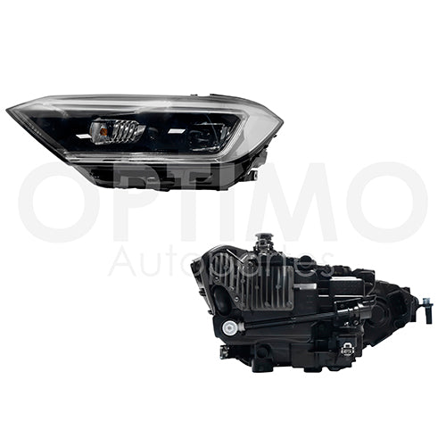 NO APLIA DESCUENTO SOLO 7%*FARO JETTA A7 2019-2023 F/NEGRO C/LED C/LUPA C/MICA BLANCA DIFORZA IZQUIERDO #OP