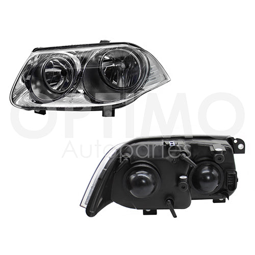 FARO JETTA CLASICO 08-14 FONDO CROMADO DIFPORZA #OP IZQ