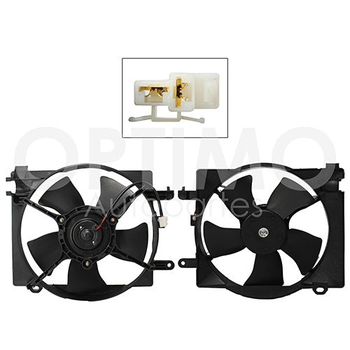 MOTOVENTILADOR MATIZ G2 1.0L 2006-2015 S/AIRE C/TOLVA #OP