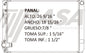 36199 AU RADIADOR ALUMINIO PLASTICO SIENNA 05-06 TRANS:AUTOMATICA RASA