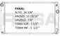35866 AU RADIADOR ALUMINIO PLASTICO RAV 4 L4 2.4 06-10 TRANS:AUTOMATICA RASA