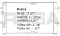 35902 M RADIADOR ALUMINIO PLASTICO CORDOBA/IBIZA/DERBY C/A 99-02 L4-16V 1.1 99-02 MECANICO RASA