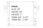 RADIADOR ALUMINO PLASTICO JEEP LIBERTY, 3.7 Lt V6 02-06 35533 AU