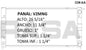 RADIADOR ALUMINO PLASTICO GOLF JETTA 32 MM 84-92