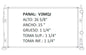 RADIADOR ALUMINO PLASTICO SEBRING / STRATUS / STRATUS RT L4/V6 2.4/2.7/3.0 01-06