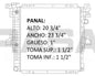 35851 AU RADIADOR ALUMINIO PLASTICO EXPLORER 5.0 V8 B3000, B4000 00-01 TRANS:AUTOMATICA RASA