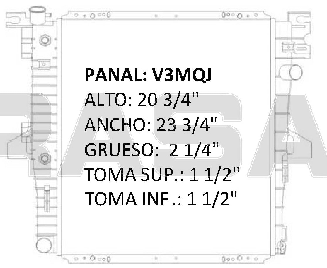 RADIADOR ALUMINO PLASTICO FD EXPLORER/MOUNTAINER 3.02/5/5. 96-99