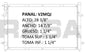 35802 RADIADOR ALUMINIO PLASTICO EUROVAN V6 2.0 / 2.8 Lt 95-03 RASA