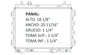 35834 AU RADIADOR ALUMINIO PLASTICO PT CRUISER L4 2.4 01-09 TRANS:AUTOMATICA RASA