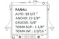 36151 AU RADIADOR ALUMINIO PLASTICO RAD COLORADO / HUMMER H3 06-10/ CANYON 06-10 TRANS:AUTOMATICA RASA