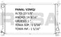 35790 AU M RADIADOR ALUMINIO PLASTICO FOCUS, LE, LX, SE, ZTS, ZX3, S2, STREET, 2 Lt L5 00-07 MECANICO TRANS:AUTOMATICA RASA