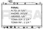 36156 AU RADIADOR ALUMINIO PLASTICO RAD HONDA CR-V L4 2.4 00-01 TRANS:AUTOMATICA RASA