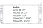 35827 AU RADIADOR ALUMINIO PLASTICO G SERIES VANS V6/V8 4.3/5.0/5.7 92-96 TRANS:AUTOMATICA RASA