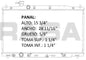 35970 AU RADIADOR ALUMINIO PLASTICO CRV L4 2.4L 07-09 TRANS:AUTOMATICA RASA