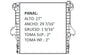36027 AU RADIADOR ALUMINIO PLASTICO RAM (DIESEL), 5.9/6.7 LTS, A/T 03-07 TRANS:AUTOMATICA RASA