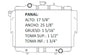 35599 AU RADIADOR ALUMINIO PLASTICO DAKOTA (can use #1283) V6/V8 3.9/5.2 92-96 TRANS:AUTOMATICA RASA