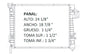 RADIADOR ALUMINO PLASTICO RAM 1500/2500/3500 PICK UPS V6/V8 3.7/4.7/5.7 S/GOLLETE 00-03