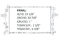 RADIADOR ALUMINO PLASTICO CORSA / TORNADO L4 1.6/1.8 03-06