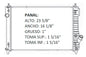 36096 AU RADIADOR ALUMINIO PLASTICO AVEO/G3 L4 1.6 08-09 TRANS:AUTOMATICA RASA