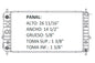 36087 AU RADIADOR ALUMINIO PLASTICO PONTIAC G5 07-10 L4 2.2/2.4L 07-10 TRANS:AUTOMATICA RASA