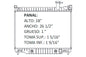 36057 AU RADIADOR ALUMINIO PLASTICO ENVOY/TRAILBLAZ/RAINIE 02-07 V8 5.3/6.0L 02-09 TRANS:AUTOMATICA RASA