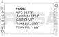 36031 AU RADIADOR ALUMINIO PLASTICO ALTIMA/MAXIMA 07-09 2.5/3.5L L4/V6 07-10 TRANS:AUTOMATICA RASA