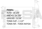 35930 M RADIADOR ALUMINIO PLASTICO PARTNER BOX. 306, L4 1.1 / 1.4 / 1.6. 97-08 MECANICO RASA